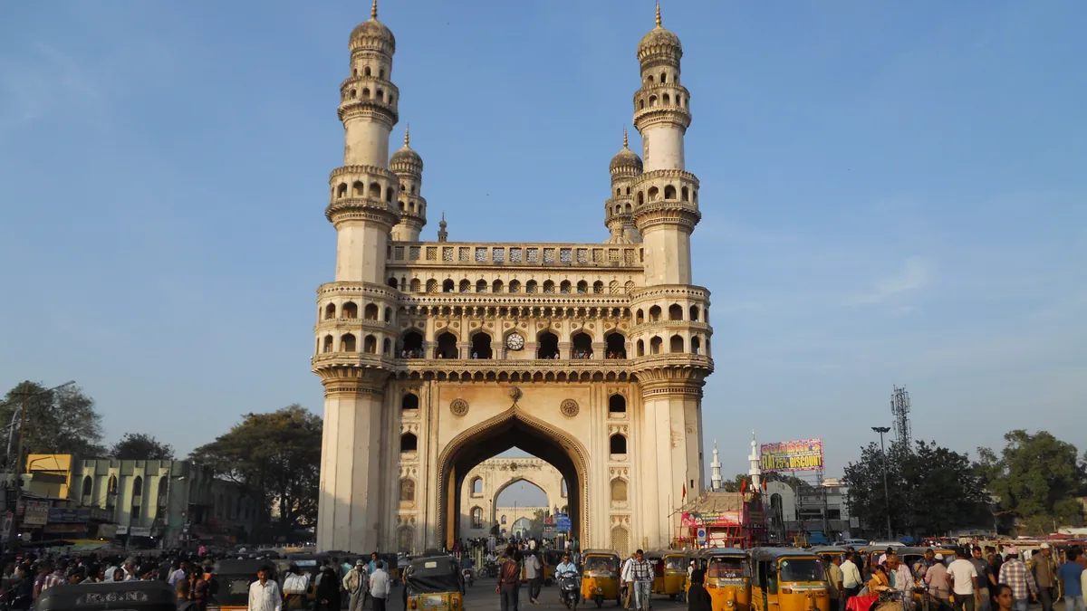 Charminar in Hyderabad, a city that draws cancer patients from across India and abroad