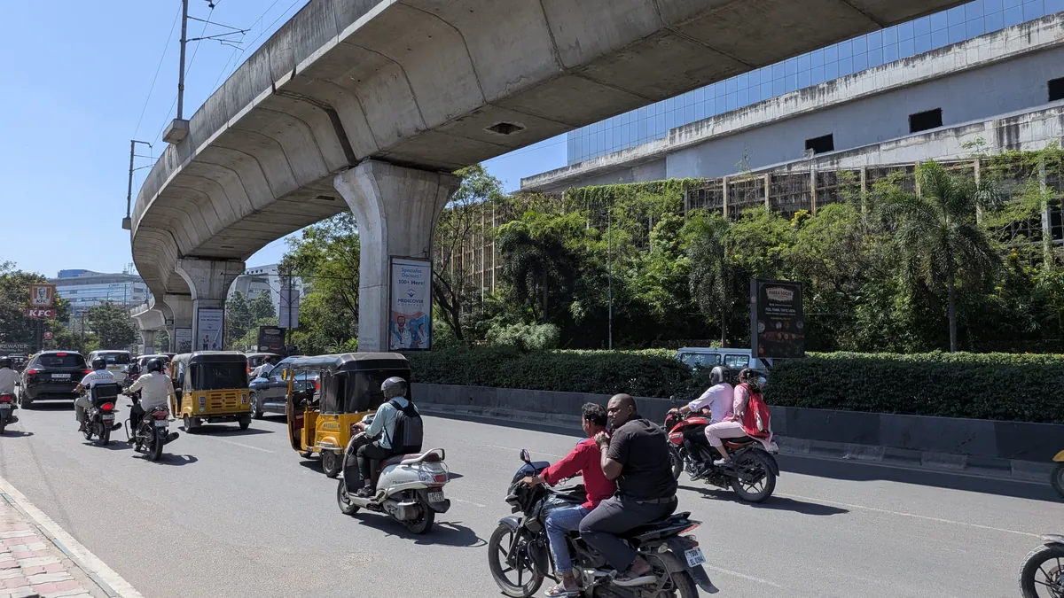 HITEC City area of Hyderabad near Gachibowli, where major hospitals are located