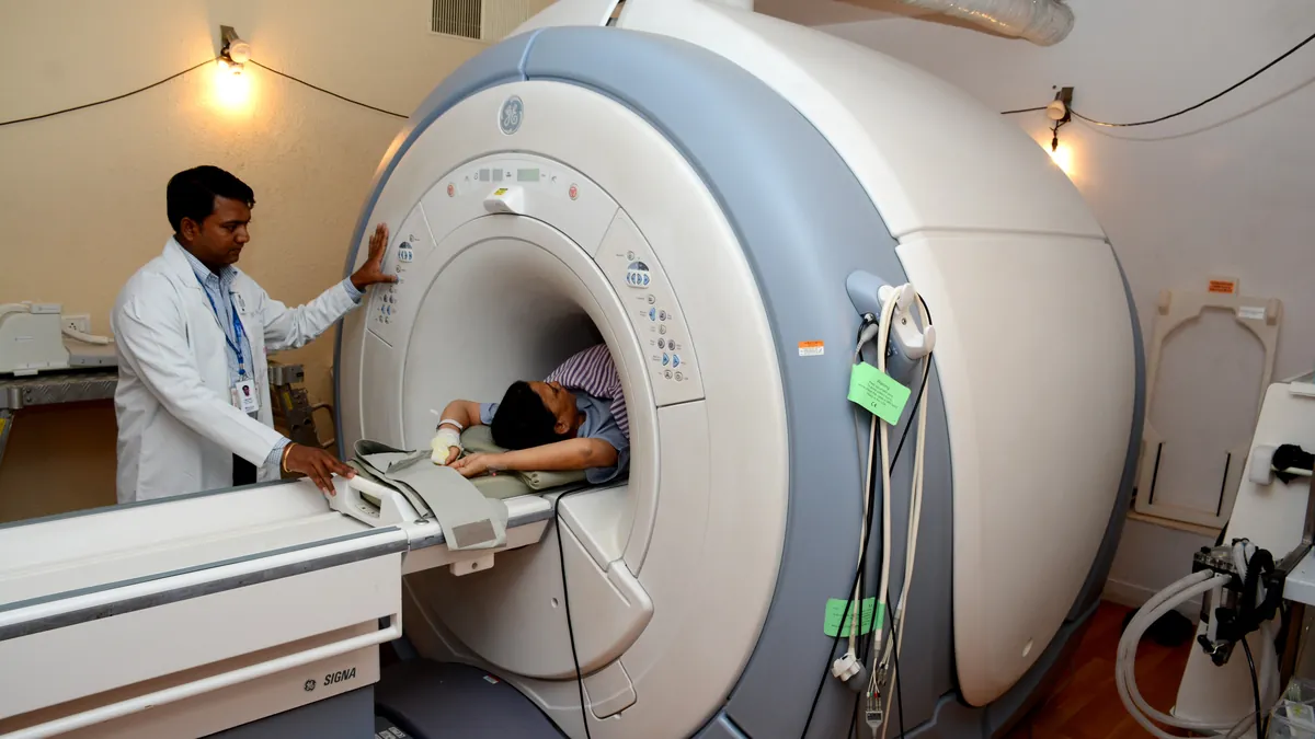 MRI scanner in a Hyderabad hospital offering integrated cancer diagnostics