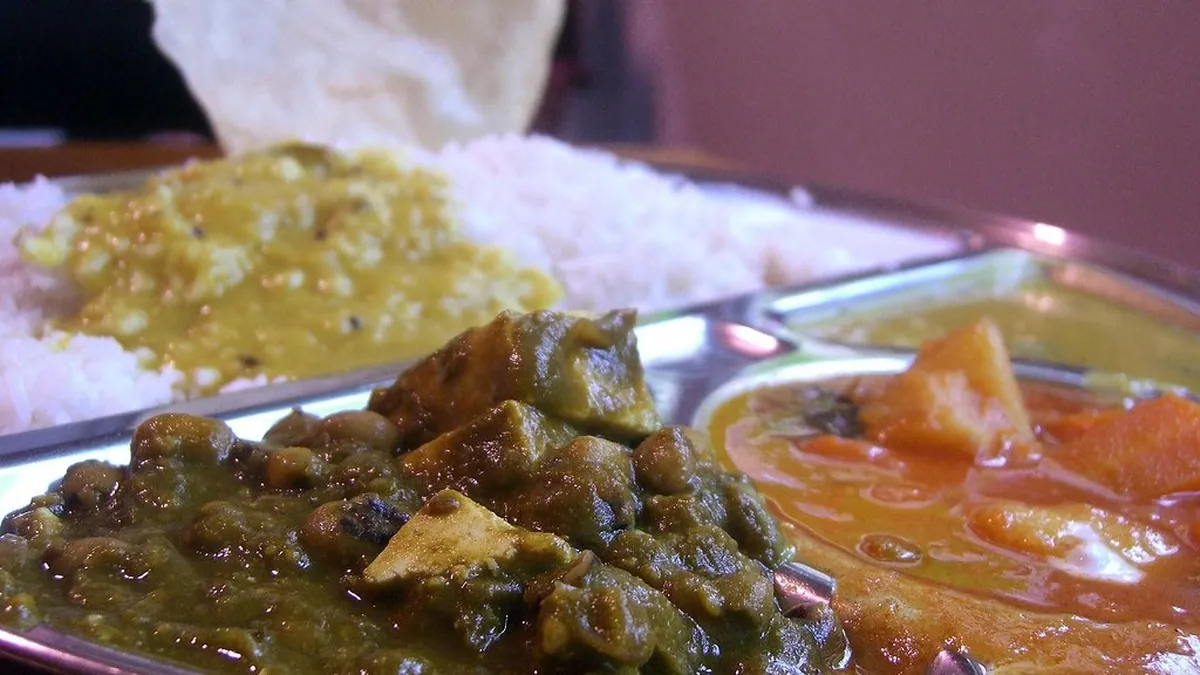 Bowls of Indian lentils and dal, a good source of protein for cancer patients