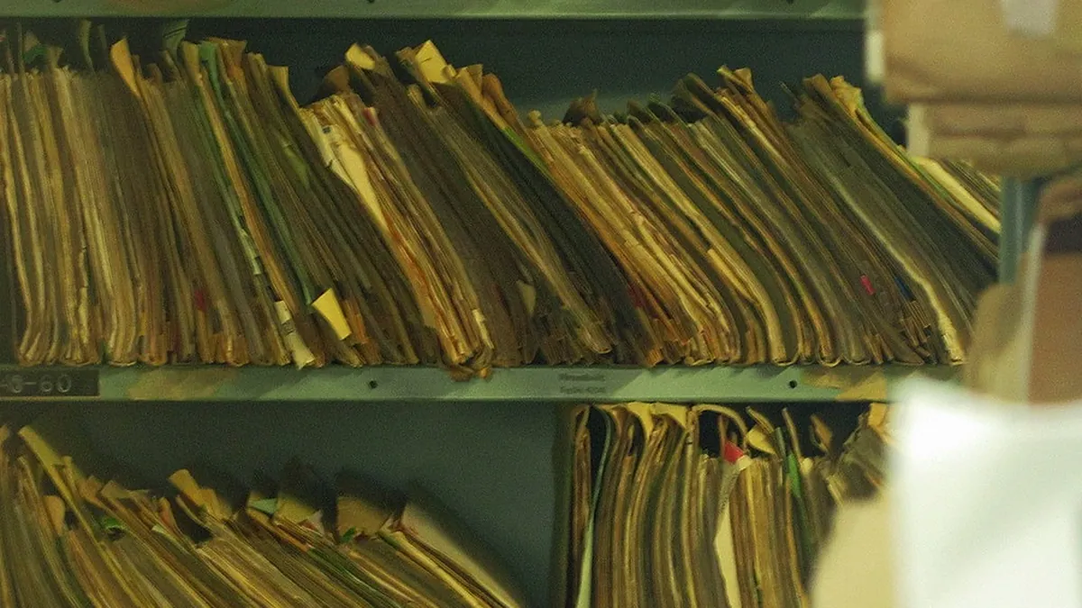 Organized medical records and reports prepared for a cancer consultation