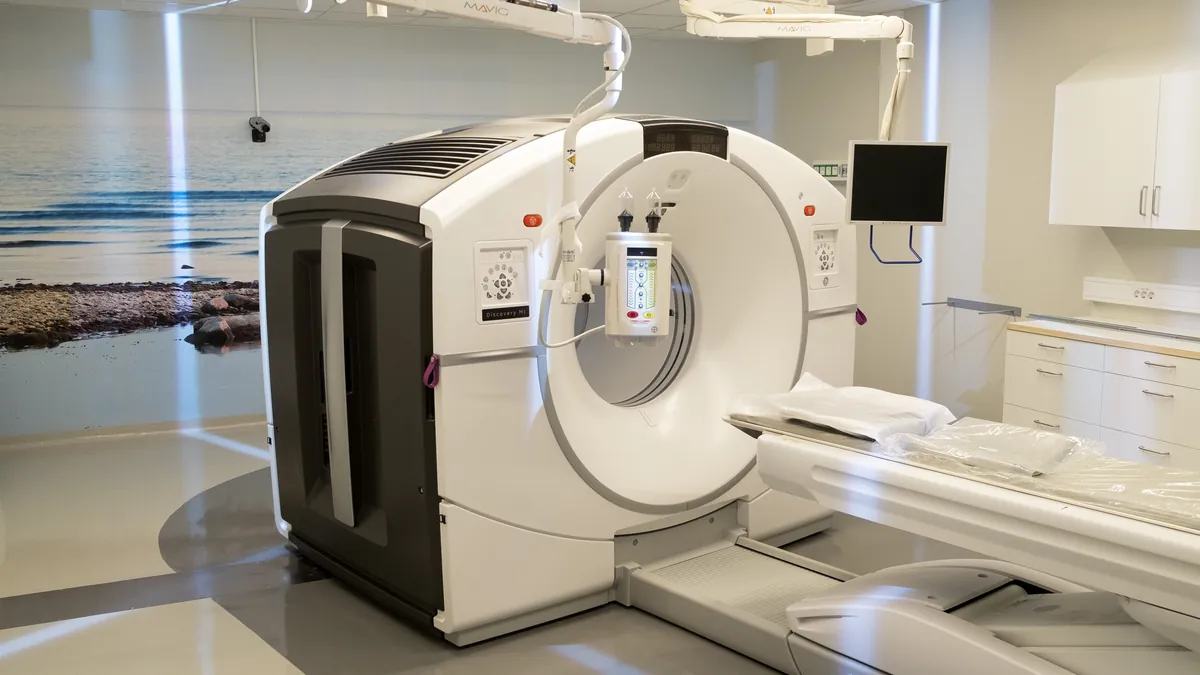 PET-CT scan used to check how a cancer is responding to chemotherapy